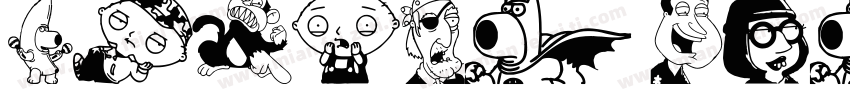 family guy neue字体转换